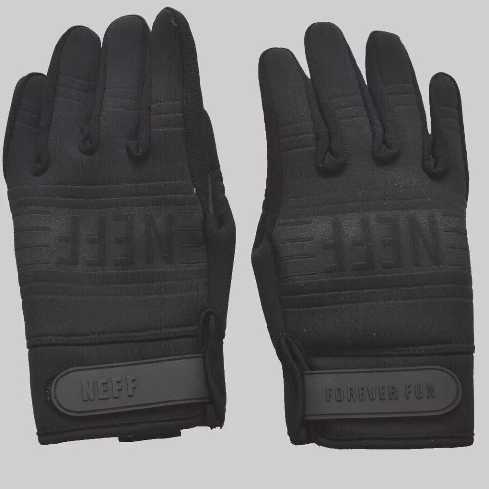 Neff Mens Daily Skater Ski Snowboard Pipe Black Gloves New With Tags